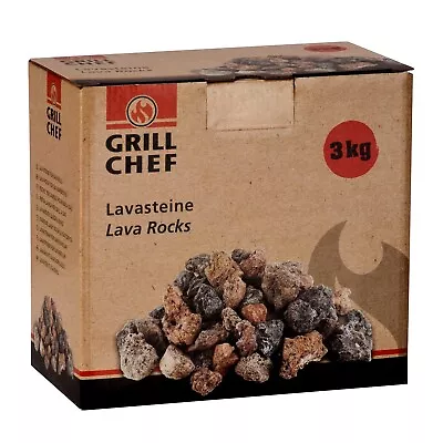 Landmann Lavasteine Lava Rocks 3kg - For Gas Grills - BBQ Rocks • £14.99