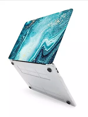 MacBook Pro A2338 13  M2 (2022) Marble Premium Hard Case Cover | Brand New • £9.99