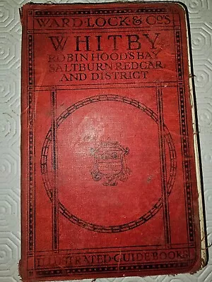 WARD LOCK RED GUIDE BOOK - WHITBY & YORKSHIRE COAST - 3rd Edition - Maps & Plans • £2