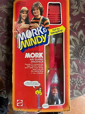 Mattel Robin Williams As Mork Action Figure W/Talking Spacepack - Vintage - 1979 • $25