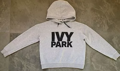 £13.83 • Buy IVY PARK Hoodie Hooded Sweatshirt Beyonce Pullover Cropped Women's Size XS Gray