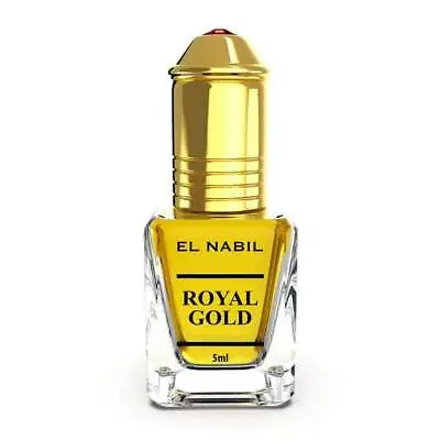  El Nabil Perfume - Royal Gold 5ml Perfume Oil - Oil Attar Unisex Musk Misk • $7.55