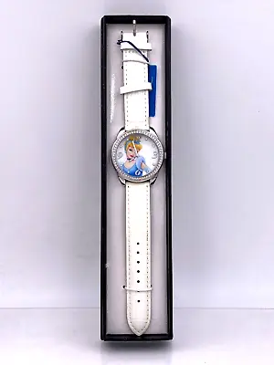 $15 • Buy Disney Princess Girl's PRS547 White Leather Quartz Fashion Watch