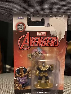 Marvel Avengers Thanos Nano Metalfigs Die-Cast Jada Toys Figure • £5.50