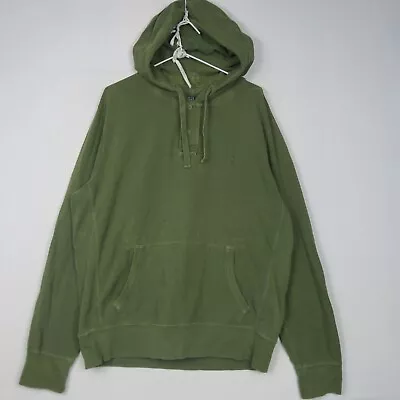 Polo Ralph Lauren Mens Pullover Jacket XLarge Green Hoodie Long Sleeve Casual • $24.99