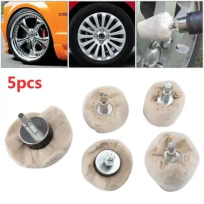 £5.49 • Buy 5Pcs Polishing Wheel Buffing Pads Mop Drill Kit For Car Polisher Corner Cleaning