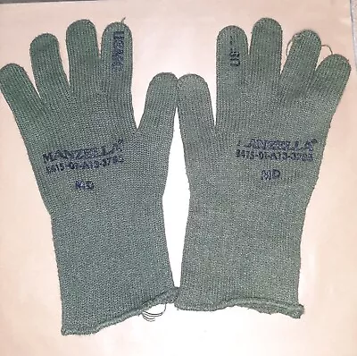 Manzella USMC Wool Glove Liners OD Green (MD) • $6.99