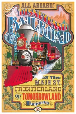 Disneyland Railroad - Collector Poster - Buy Any 2 Get Any 1 Free!! • $11.75