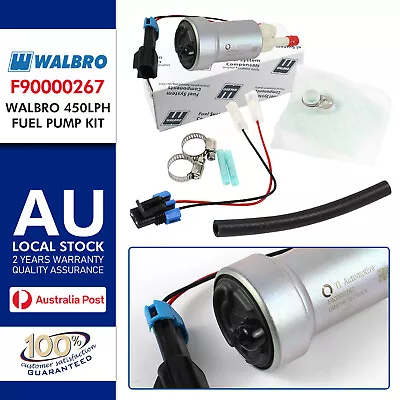 Walbro 460lphE85 Fuel Pump Kit F90000267 Ford Falcon BA BF FG XR6 Turbo V8 F6 AU • $168.25