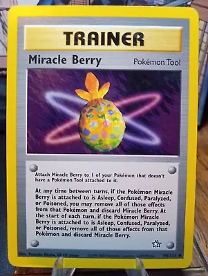 2000 Pokemon Neo Genesis Unlimited Miracle Berry #94 VLP • $1.40