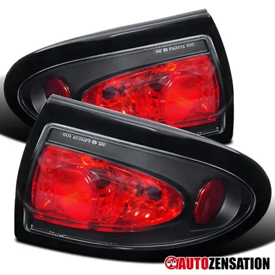 Fit 2003-2005 Chevy Cavalier Black Tail Lights Brake Lamps Left+Right 2004 • $90.99