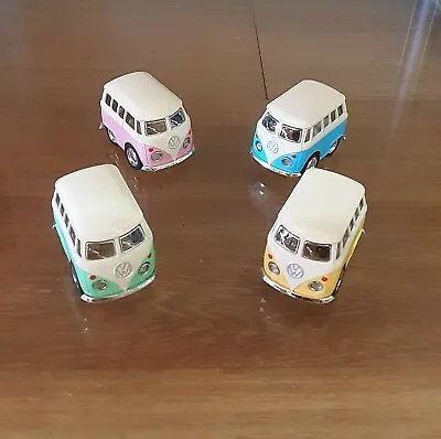 1962 Volkswagen Little Kombi Van Pastel Minibus Classic Campervan Die Cast 5 Cm • $10.95