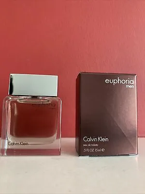 Calvin Klein EUPHORIA Mini For Men Eau De Toilette/Perfume 15ml BRAND NEW BOXED • £12.95