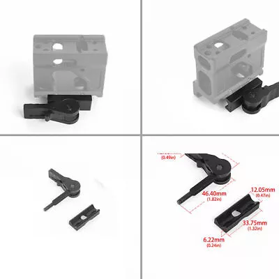 Quick Detachable QD Lever For 2.26  T1/T2 Red Dot Sight Mount Hunting • $8.99