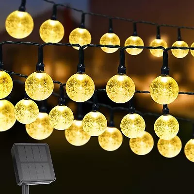 Solar Powered 60 LED String Light Garden Path Yard Decor Lamp Outdoor Waterproof • $23.99