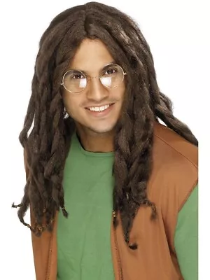 Brown Dreadlocks Wig Reggae Rasta Jamaican Bob Marley Fancy Dress Costume • $22.50