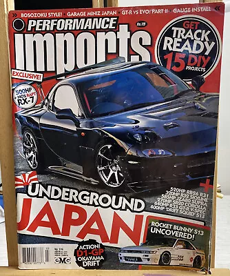 Performance Imports No 119 Magazine In OK Condition • $11.19