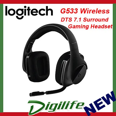 $179 • Buy Logitech G533 WIRELESS DTS 7.1 SURROUND GAMING HEADSET