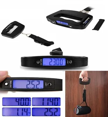 £3.99 • Buy Travel Portable 50kg Digital Handheld Weighing Luggage Scales Suitcase Bag*E Scl