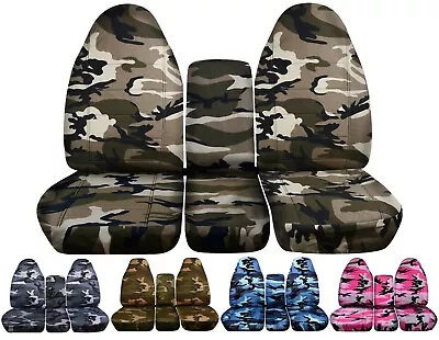 Fits Ford F250 Super Duty 1999 To 2010  40-20-40 Front Truck Seat Covers • $109.99