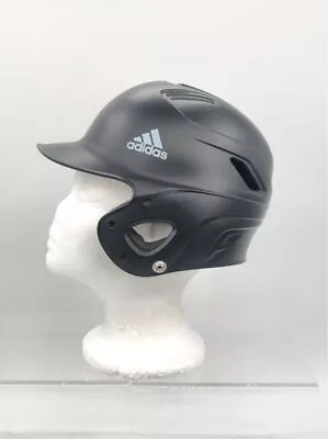 Youth Adidas Captain T-Ball Black Open Face Baseball Helmet Size 6/6.5 • $9.99