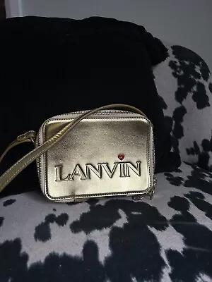 LANVIN Cross Body Bag - Gold • £70