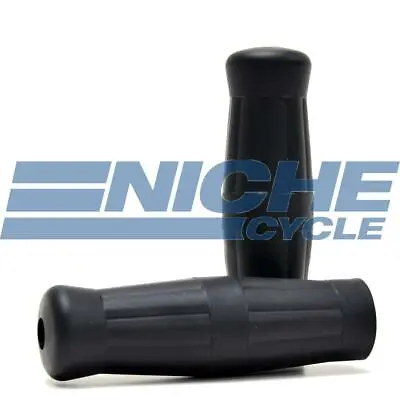 Black 130mm Vintage Coke Bottle Style Chopper Bobber Grips 1  • $11.95