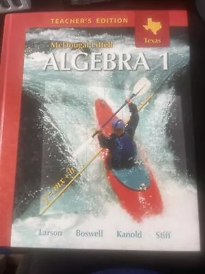 Algebra 1 Teachers Edition McDougal Littell  Larson Boswell Kanold Stiff • $35