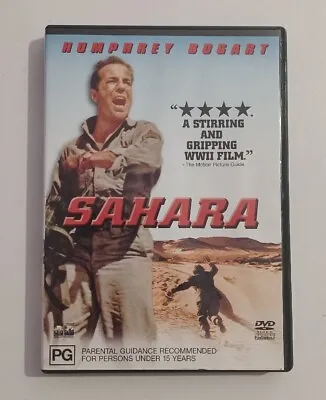 Sahara (1943) DVD Region 4 VGC OOP Humphrey Bogart Free Postage • $11.95