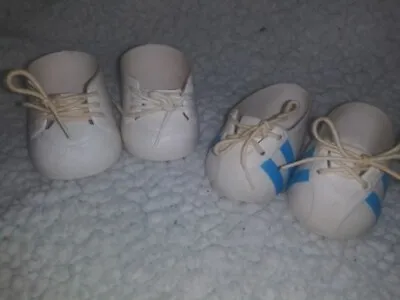 Cabbage Patch Jesmar Shoes & Blue Stripe Sneakers Vintage  • $38