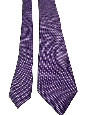 Michael Michael Kors Purple 100% Silk Jacquard Dress Neck Tie • $11.52