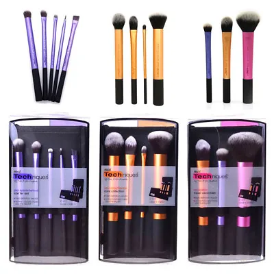 3 Set/12pcs Cosmetic Makeup Brushes Real Techniques Starter Kit Core Collection • $39.99