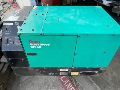 $9500 • Buy 10000 Kw Onan Quiet Diesel Rv Generator!