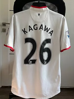 MANCHESTER UNITED AWAY 2012 - 2013 #26 KAGAWA FOOTBALL SHIRT JERSEY NIKE Sz. S • $69.99