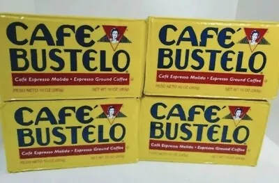 $23.79 • Buy 4 Pack Cafe Bustelo Espresso Ground Coffee 10 Oz Each, Vacuum Packed Free Ship