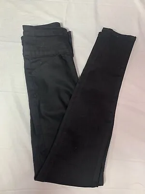 J Brand Natasha High Rise Skinny Black Jeans In Fearless Size 26 • $35.99