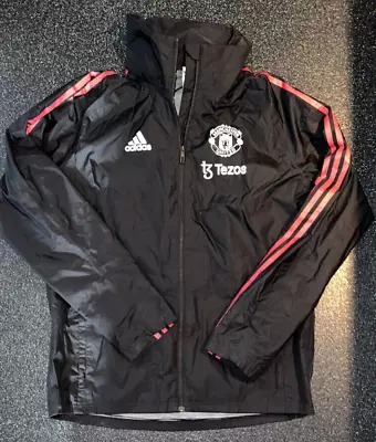 Adidas Manchester United Player Issue Rain Jacket - Medium • $44.15