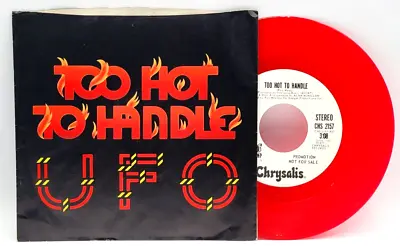 Ufo - Too Hot To Handle - Rock 45 & Picture Sleeve Red Colored Vinyl Promo • $24.87