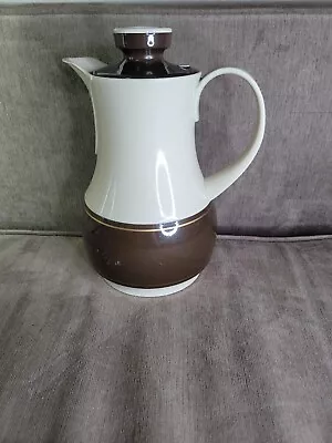 Vintage THERMOS Tan Brown Coffee Butler Ingried Thermal #570 • $25