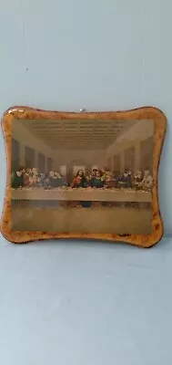 Vintage Warner Salemans Last Supper Picture On Board. 9X 10. Used But In Good... • $15