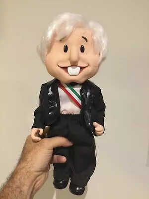 Uber Rare Htf Amlo Andres Manuel Lopez Obrador Mexican President Talking Figure • $100