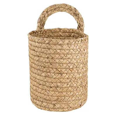 £11.49 • Buy 1Pc Rattan Planter Woven Wicker Storage Baskets Kids Toy Shelf Basket