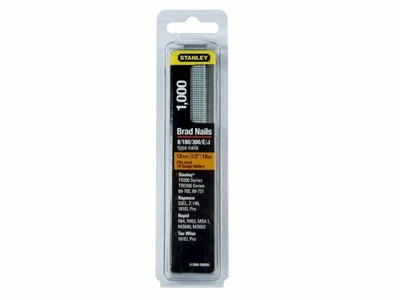 £7.34 • Buy Stanley Tools SWKBN Brad Nail 12mm SWKBN050 Pack 1000