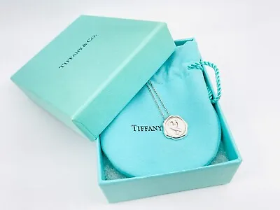 Tiffany & Co. Necklace Loving Heart Medallion Medal • $178.88