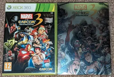 Marvel Vs Capcom 3 - Original + Steelbook - Xbox 360 RARE • £29.99