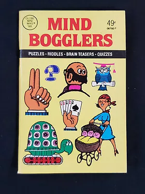 Completely Unused 1979 Globe Mini Mag Mind Bogglers Booklets • $31.99