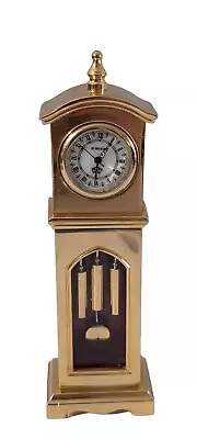 Rumours Miniature Grandfather Clock Morbier Brass Collectible • $30