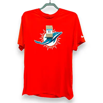 Miami Dolphins Men's Logo T-Shirt - Orange - MEDIUM (New With Tags) • $31.95