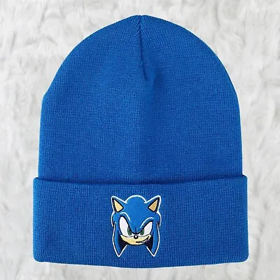 Sonic The Hedgehog Embroidered Cuff Beanie Hat • $22.99