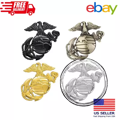 NEW U.S. Marine Corps Seal Metal Car Truck Auto Emblem Adhesive Car Auto Emblems • $21.89